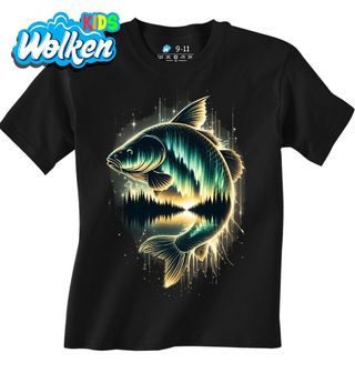 Dětské tričko Kapr ve Světle Polární Záře.jpg