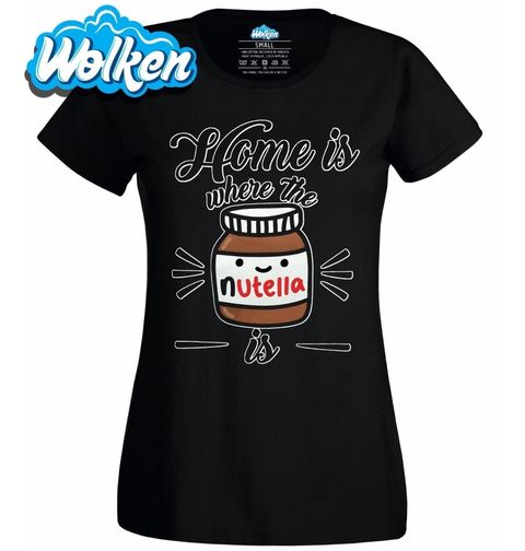 Obrázek produktu Dámské tričko "Domov je tam, kde Nutella je"