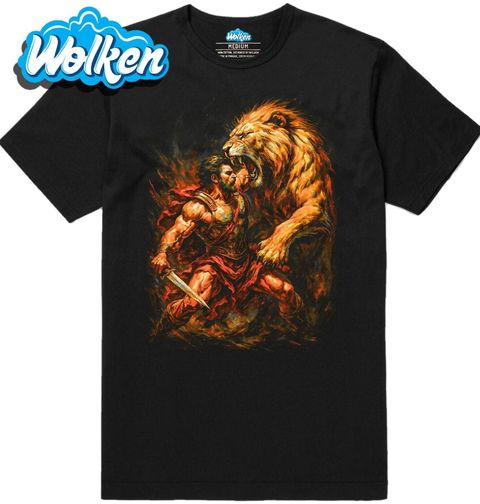 Obrázek produktu Pánské tričko Héraklés bojující s Nemejským lvem