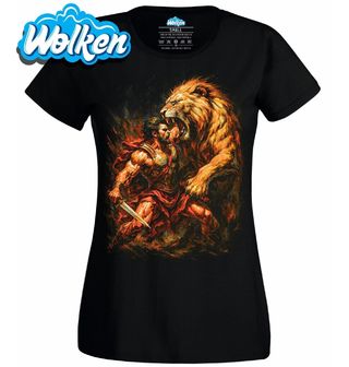 Dámské tričko Héraklés bojující s Nemejským lvem.jpg