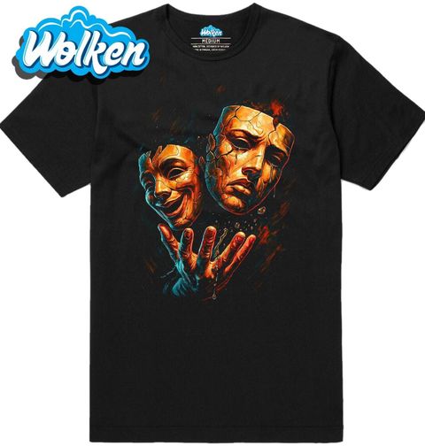 Obrázek produktu Pánské tričko Divadelní Masky řeckého Divadla