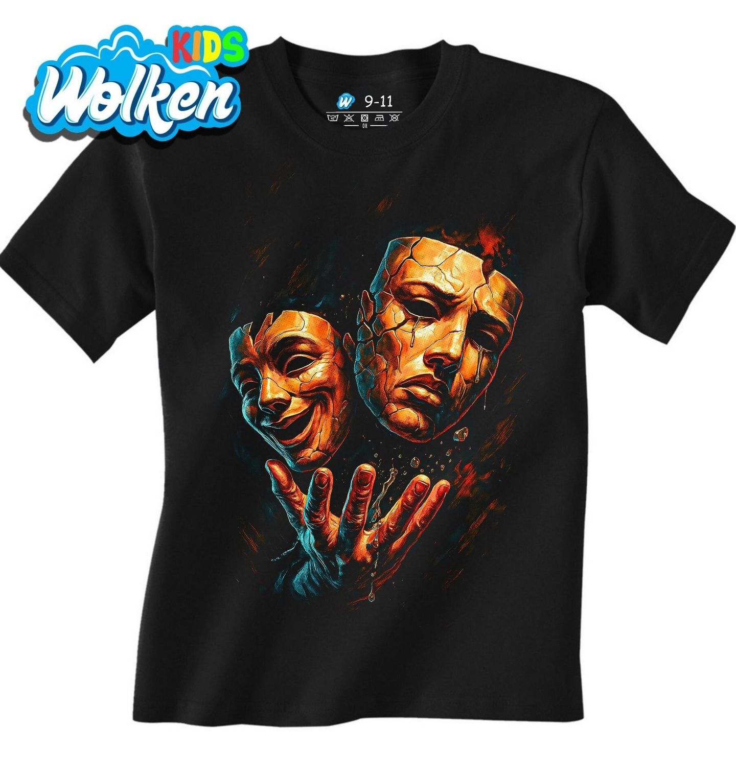 Dětské tričko Divadelní Masky řeckého Divadla.jpg