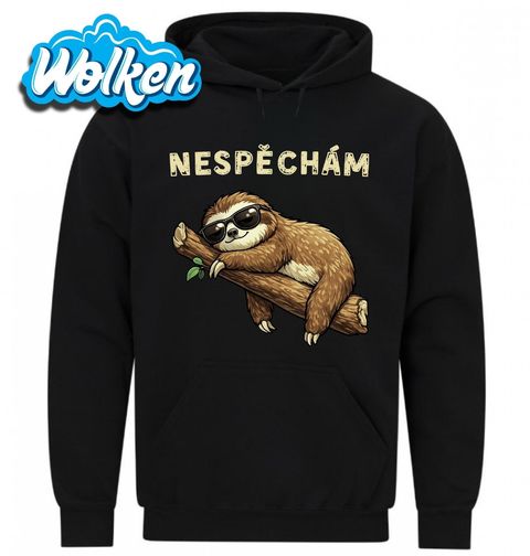 Obrázek produktu Pánská mikina Lenochod na Větvi Nespěchám