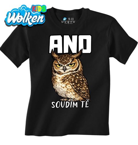 Obrázek produktu Dětské tričko Sova ANO Soudím tě