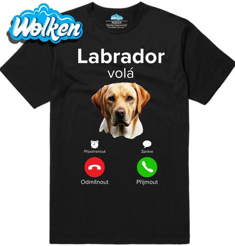 Obrázek produktu Pánské tričko Labrador volá Phone Call