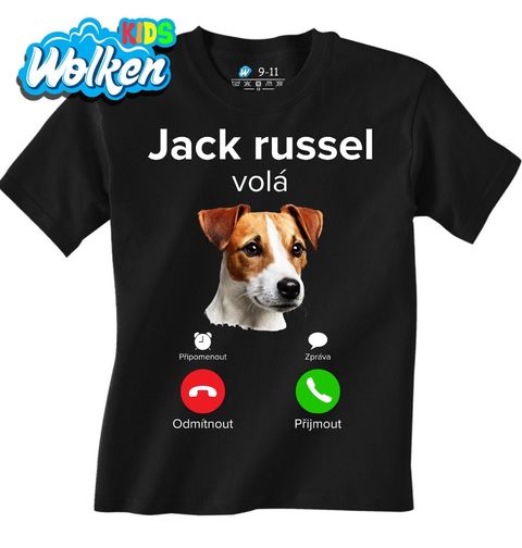 Obrázek produktu Dětské tričko Jack Russell teriér Phone Call