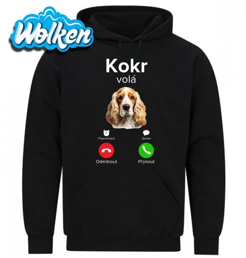 Obrázek produktu Pánská mikina Anglický kokršpaněl volá Phone Call