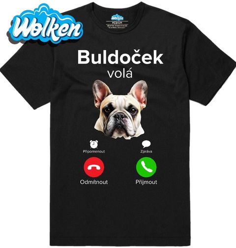 Obrázek produktu Pánské tričko Buldoček volá Phone Call