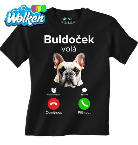 Obrázek produktu Dětské tričko Buldoček volá Phone Call