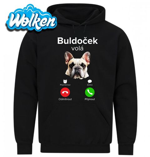 Obrázek produktu Pánská mikina Buldoček volá Phone Call