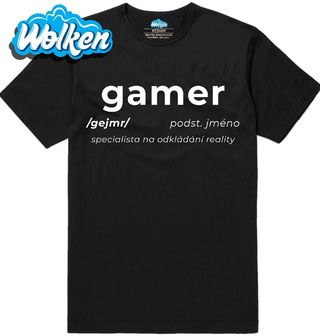 Pánské tričko Definice Gamer_ Gejmr.jpg