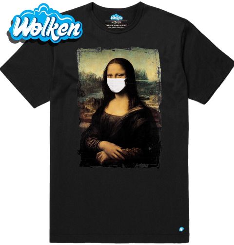 Obrázek produktu Pánské tričko Mona Lisa s rouškou
