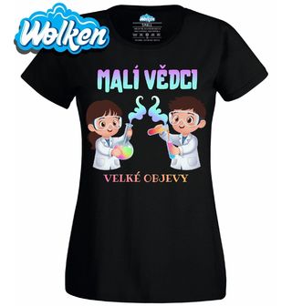Dámské tričko Malí vědci – Velké objevy.jpg