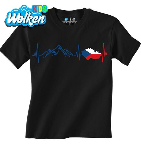 Obrázek produktu Dětské tričko Kardiogram a Český Cyklista