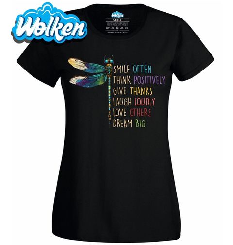 Obrázek produktu Dámské tričko Pozitivní Vážka Smile Often