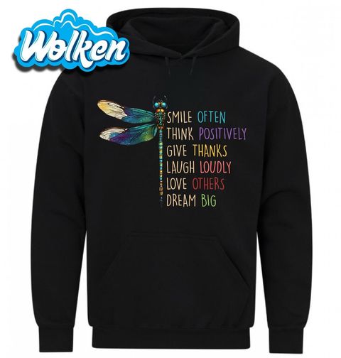 Obrázek produktu Pánská mikina Pozitivní Vážka Smile Often