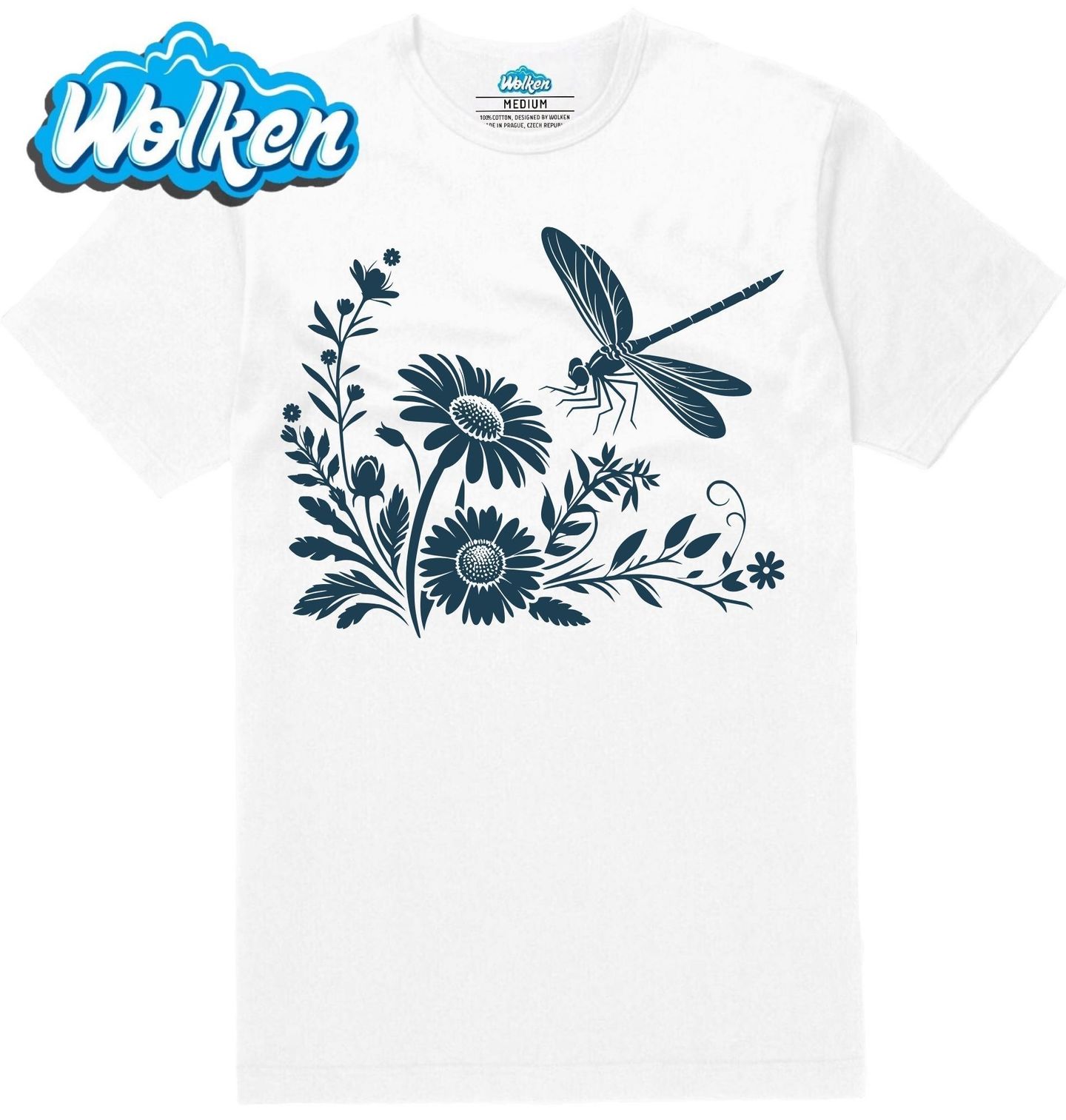 Pánské tričko Vážka na Květinách.jpg