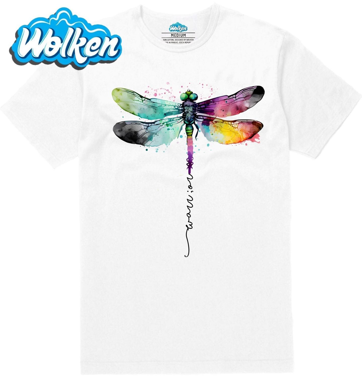 Pánské tričko Vážka Bojovník Warrior.jpg