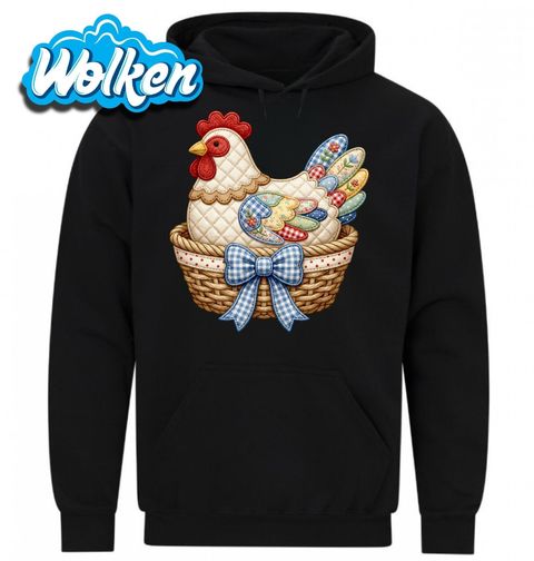 Obrázek produktu Pánská mikina Vyšívaná Slepice Folk