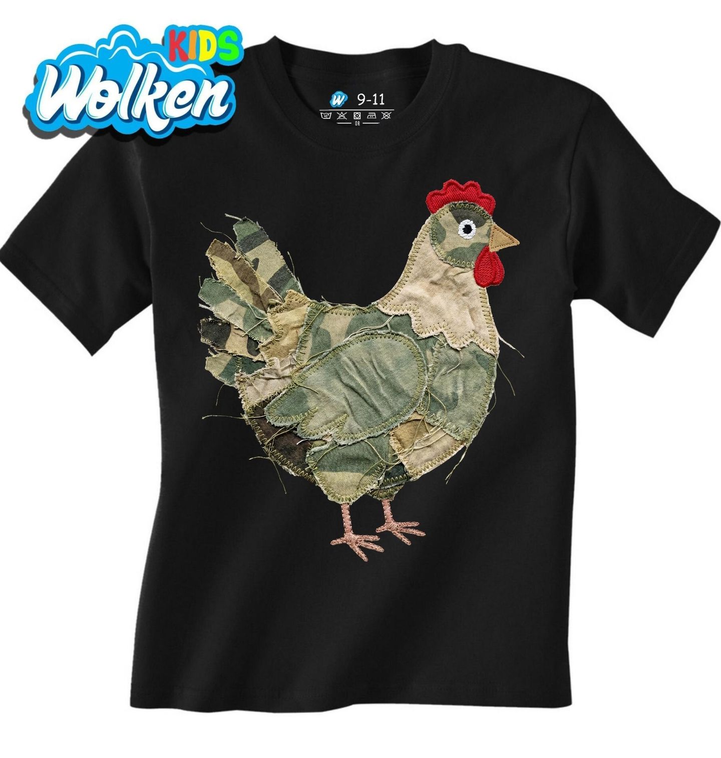 Dětské tričko Maskovaná Slepice.jpg