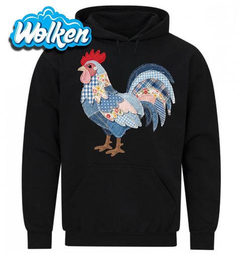 Obrázek produktu Pánská mikina Zaplátovaný Kohout Folk