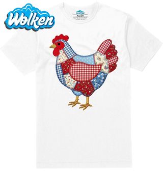 Pánské tričko Zaplátovaná Slepice z Farmy Folk.jpg