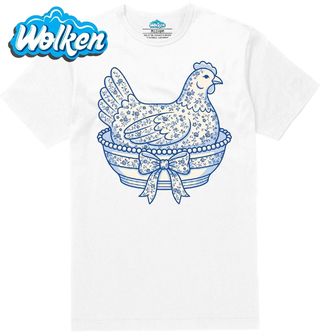Pánské tričko Porcelánová Slepice Folk.jpg