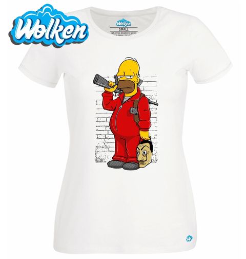 Obrázek produktu Dámské tričko La casa de papel Homer Simpson 