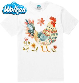 Pánské tričko  Tradiční Slepička Folk.jpg