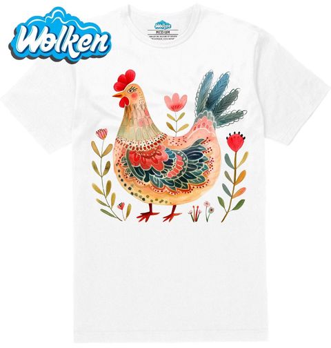 Obrázek produktu Pánské tričko Folklórní Slepice