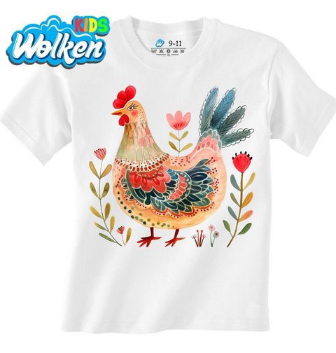Obrázek produktu Dětské tričko Folklórní Slepice