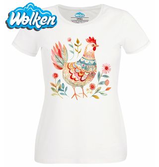Dámské tričko Květinový Kohout Folk.jpg