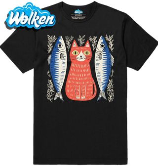 Pánské tričko Kočka mezi Rybami.jpg