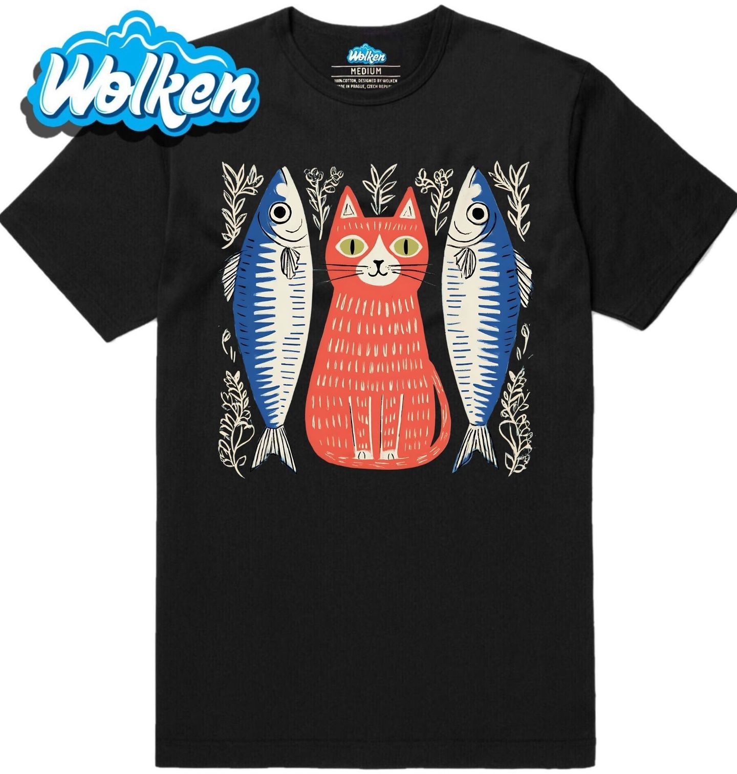 Pánské tričko Kočka mezi Rybami.jpg