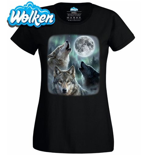 Obrázek produktu Dámské tričko Volání Vlků pod Měsícem