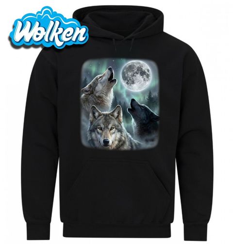 Obrázek produktu Pánská mikina Volání Vlků pod Měsícem
