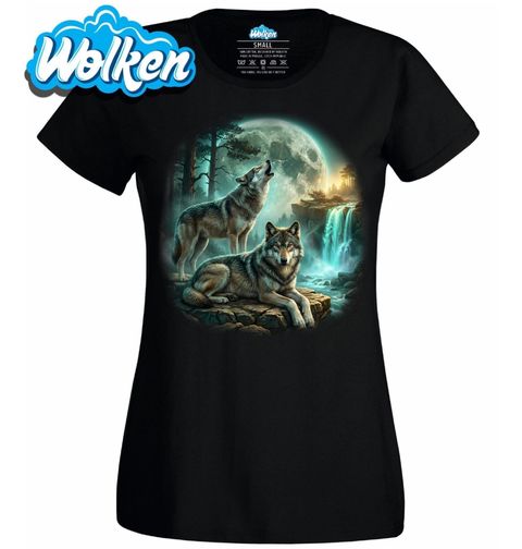 Obrázek produktu Dámské tričko Vlčí Smečka pod Měsícem