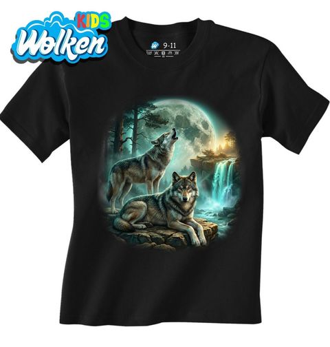 Obrázek produktu Dětské tričko Vlčí Smečka pod Měsícem