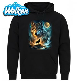 Mikina Vlk ve Zlaté Záři Úplňku.jpg