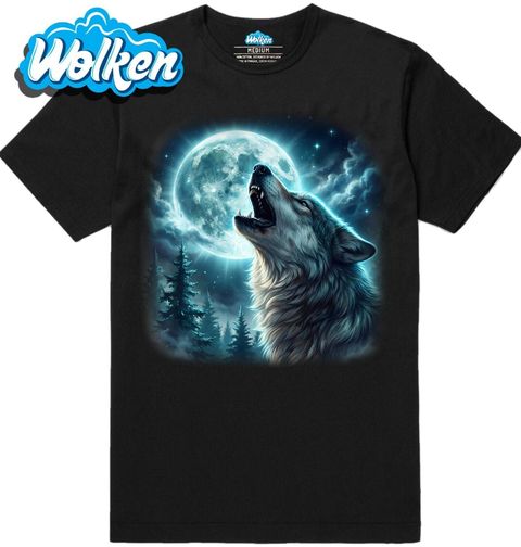 Obrázek produktu Pánské tričko Měsíční Píseň Vlka