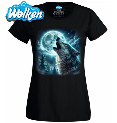 Obrázek produktu Dámské tričko Měsíční Píseň Vlka