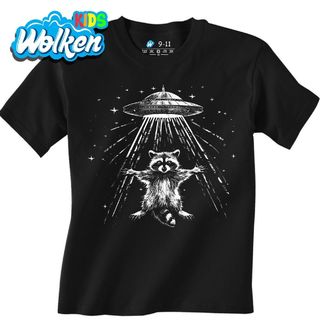 Dětské tričko Mýval v Zajetí Mimozemšťanů UFO.jpg