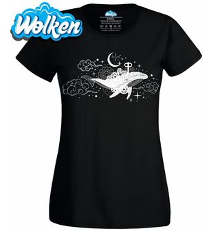 Dámské tričko Mechanická Velryba ve Hvězdách.jpg