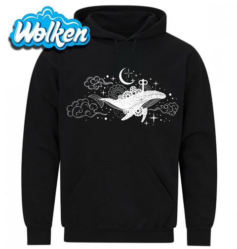 Obrázek produktu Pánská mikina Mechanická Velryba ve Hvězdách