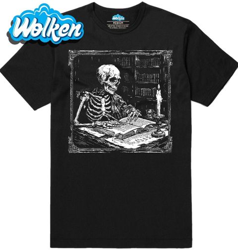 Obrázek produktu Pánské tričko Kostra Knihovníka