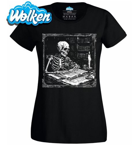 Obrázek produktu Dámské tričko Kostra Knihovníka