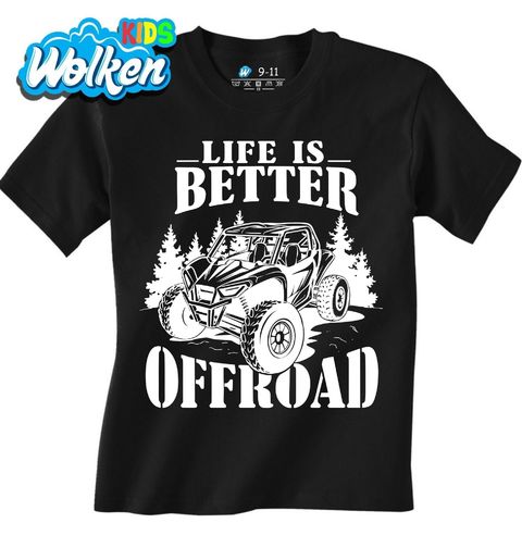 Obrázek produktu Dětské tričko Život je lepší v terénu Offroad