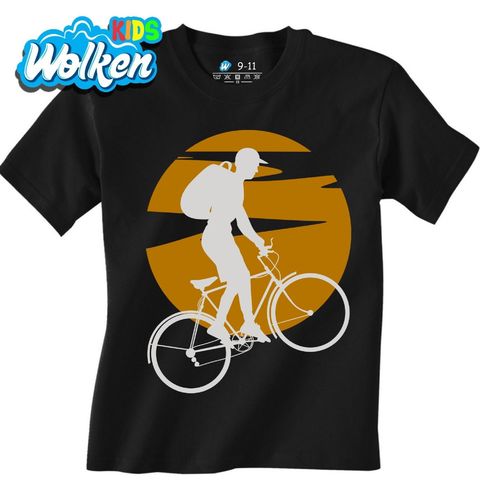 Obrázek produktu Dětské tričko Projížďka na Kole při Západu Slunce