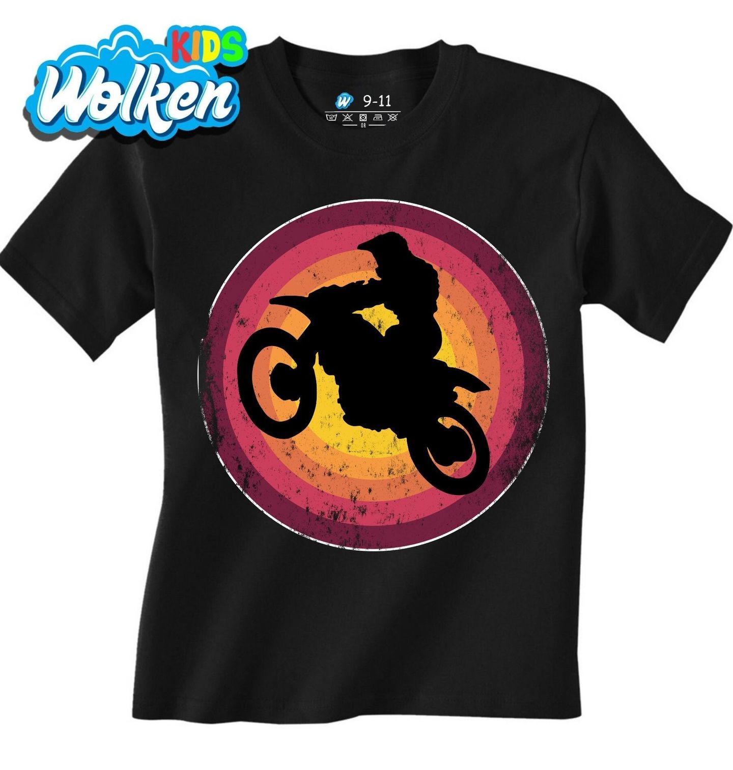 Dětské tričko Motokros Jezdec při Západu Slunce.jpg