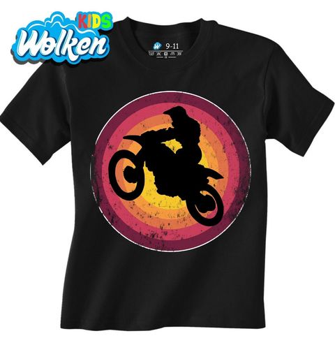Obrázek produktu Dětské tričko Motokros Jezdec při Západu Slunce